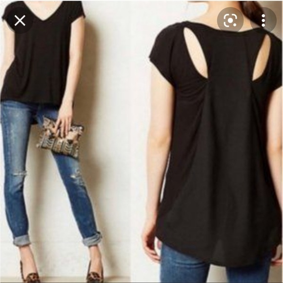 Deletta shimmerwing top Anthropologie - Picture 1 of 7